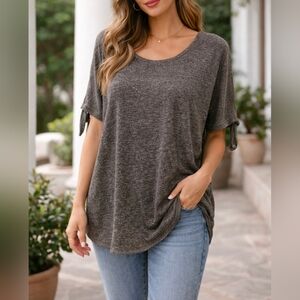 🟢$𝟯 𝗙𝗶𝗻𝗮𝗹 𝗦𝗮𝗹𝗲 A New Day Gray Women's Top